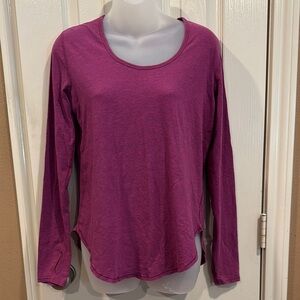 Lululemon Magenta Long Sleeve Top. Sz 4